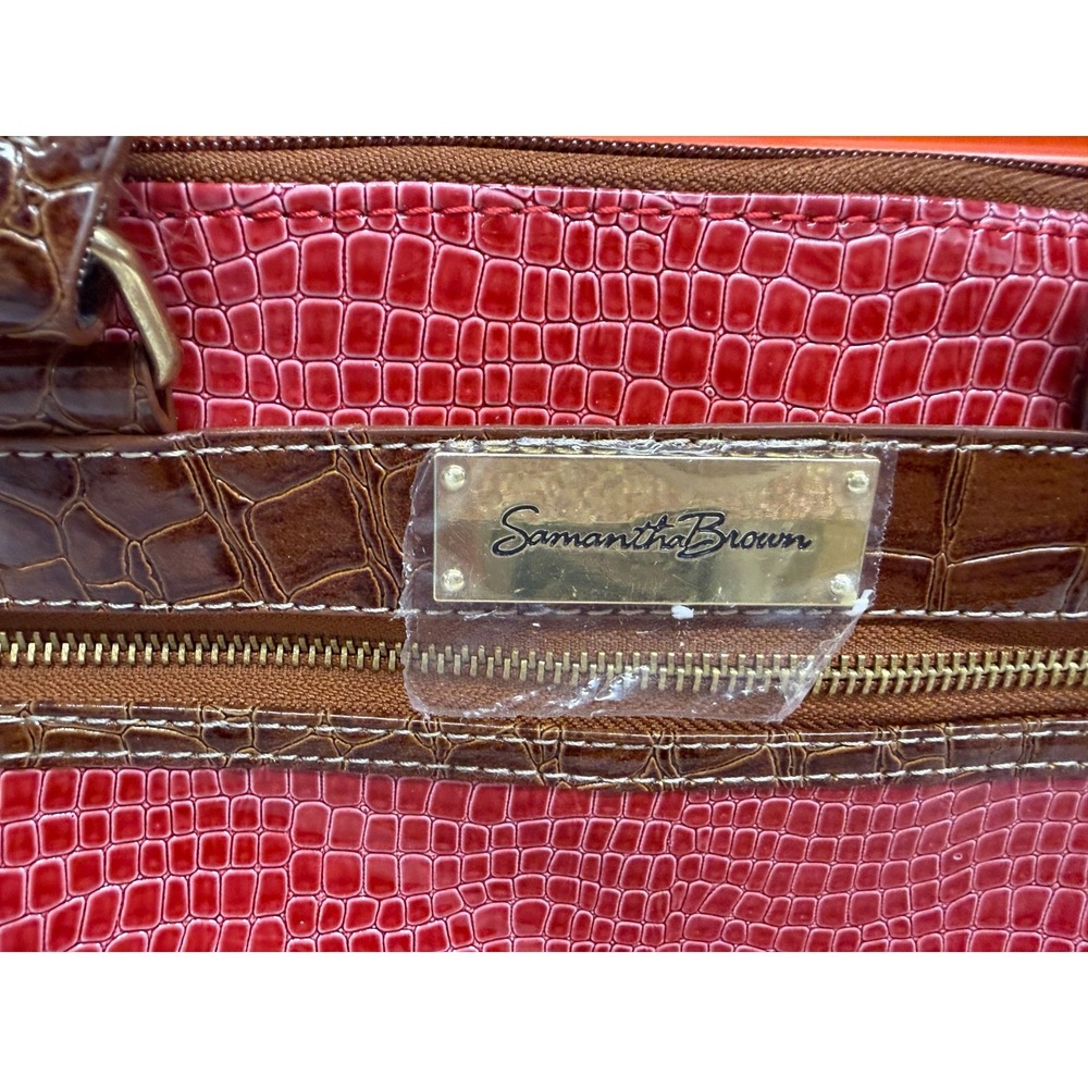 Samantha Brown Insulated Wine/Cooler Bag With Opener WATERMELON PINK NWTS - Picture 5 of 7